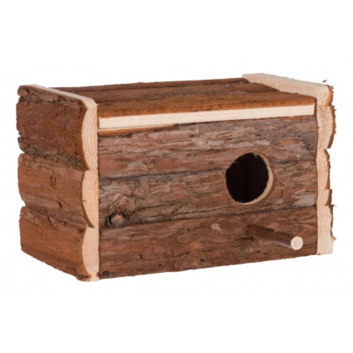 Домик для гнезда для птиц TRIXIE - Natura,  21 x 13 x 12 см / D- 3,8 см